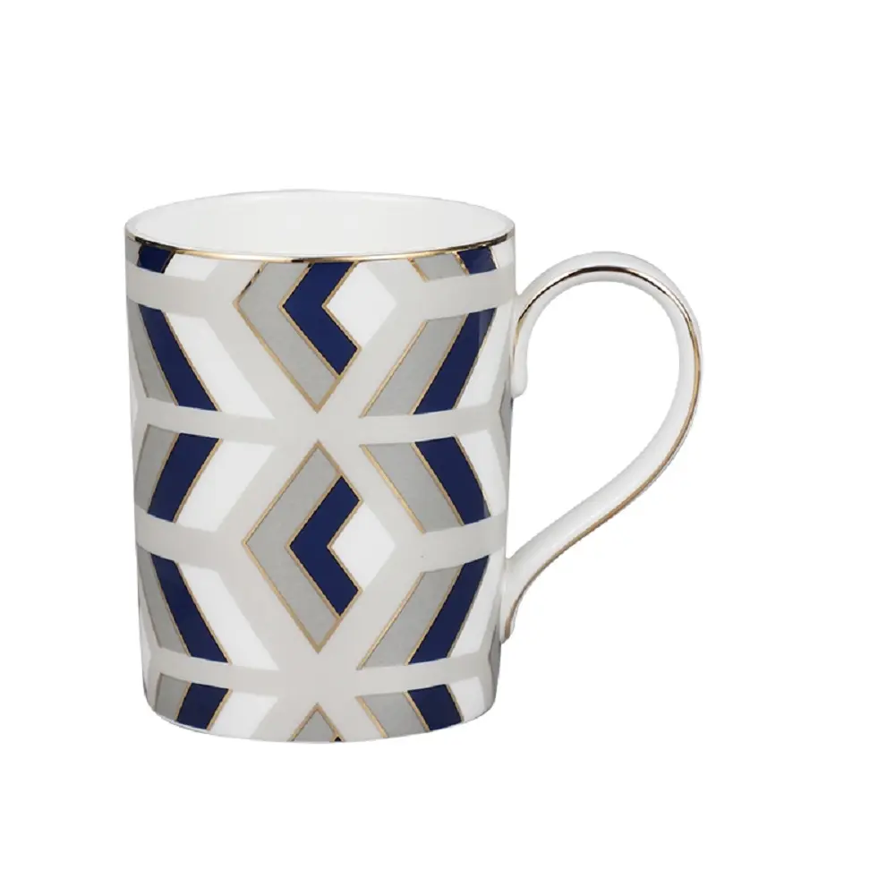 Jiallo PT1731-DED-0356 Elegance in Porcelain Tea Service - Set of two Coffee Mugs