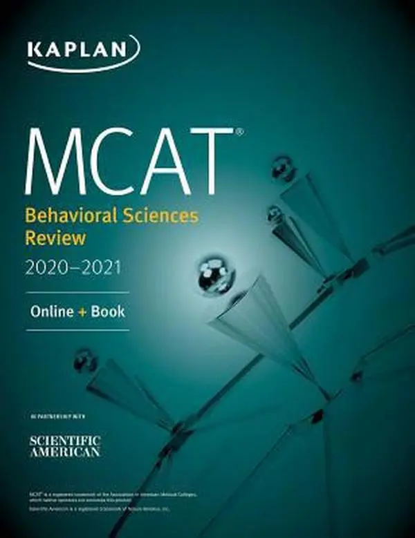 USED Book - MCAT Behavioral Sciences Review 2020-2021: Online + Book by Kaplan Test Prep (Paperback) - english