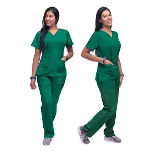 Women's Breakthrough  Scrub Set by Adar XXS-3XL / Hunter Green