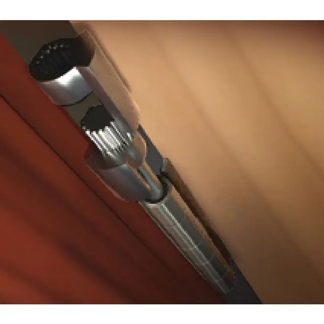 Residential Doorsaver II Metal Door Hinge - 1 lbs, Antique Brass, Easy Install, Replaces Existing Hinge Pin, Door Hinges
