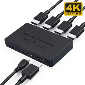 1 in 4 Out HDMI-compatible Splitter 4x1 HDTV Switch HDMI-compatible Adapter HD Video Switcher