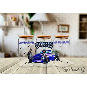 Homies Purple Lowrider - UVDTF Wrap for cups/hard surfaces sticker Vinyl Decal Craft