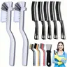 11 Pcs Cleaning Brush Set, Multipurpose Brush, Multi-purpose long handle scrub brushes, Toilet Scrubber Brush for kitchen, bathroom, toilet cleaning. Portable cleaning tools with durable bristles for deep cleaning hard-to-reach areas House Cleaning Tools