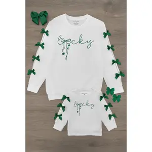 Mom & Me - "Lucky" Bow Top