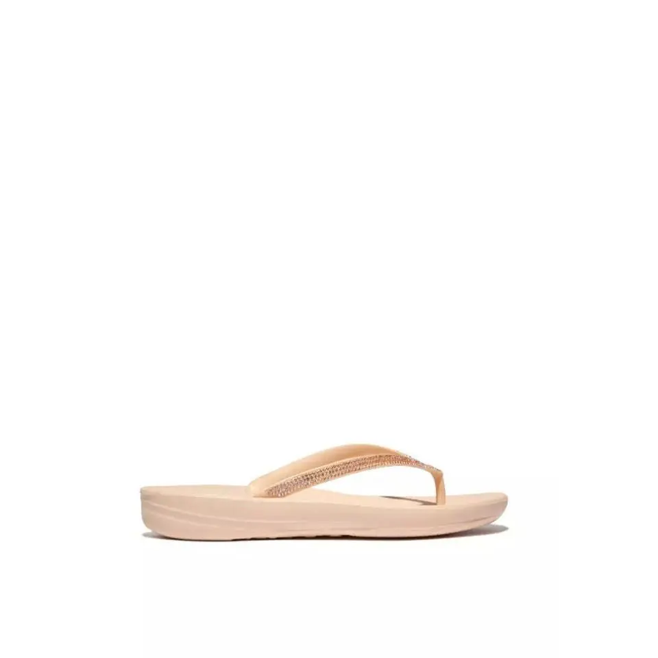 FitFlop Iqushion Foam Ombre Sparkle Slipper Flip Flops in Rose | Women's