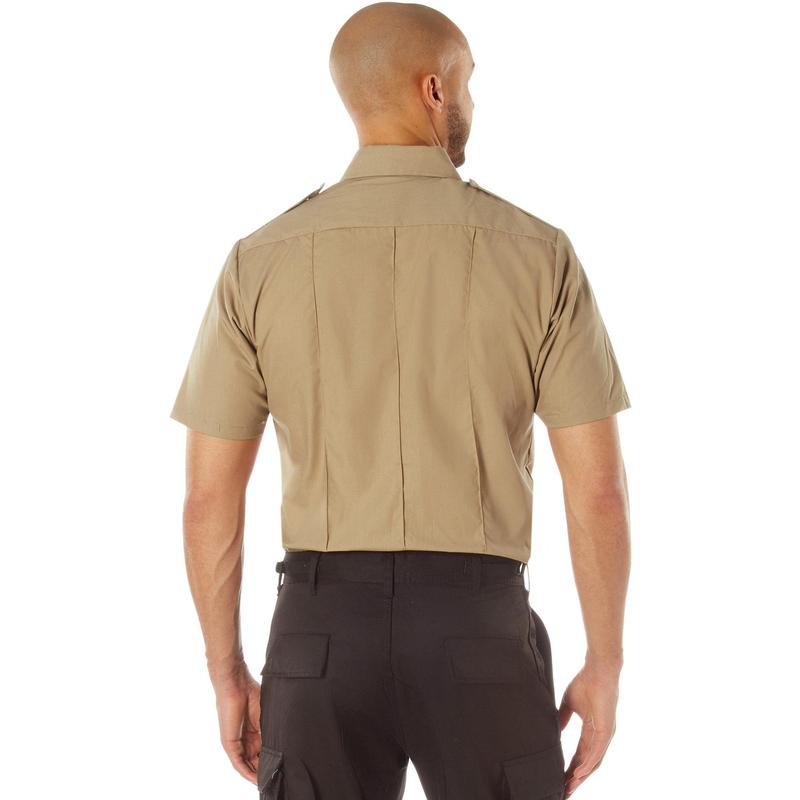 Khaki - Short Sleeve Uniform Shirt for Law Enforcement & Security Professionals