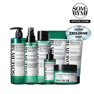 Total Face & Body Miracle Set - Full 7-Piece System for Acne & Trouble Care - Deep Soothing & Exfoliating - Clear Skin Routine - Korean Skincare