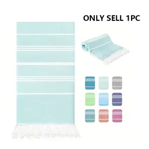 100X180cm Turkish Beach Towel Oversized Sand Free Tassel Quick Dry Swim Extra Large Light Travel for Adults Gifts Accessories