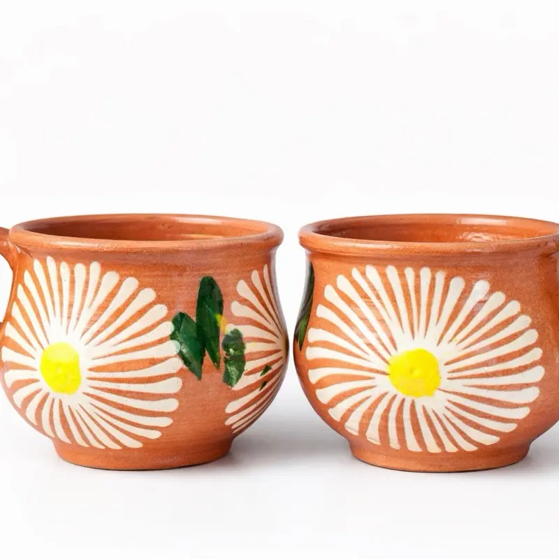 Oaxaca Traditional Mexican caffe mugs taza jarrito de barro