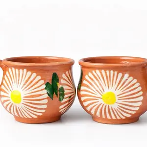 Oaxaca Traditional Mexican caffe mugs taza jarrito de barro