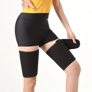 Unisex Sauna Thigh Sweatband Leg Trainer, Sweating Thigh Slimmer, Adjustable Leg Shaping Sleeve, Exercise Fitness Leg Protector Shaper Clothes Girdle Highwaist