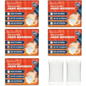 - Hand Warmers Disposable – Air-Activated Pocket Warmers for Hiking, Skiing, Camping, and Outdoor Activities – Provides Up to 10 Hours of Heat