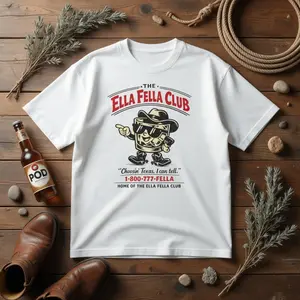Ella's Fellas Club Graphic Western Tee, Country Concert T-shirt