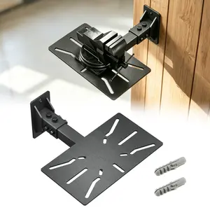【Yzona】Heavy Duty Wall & Bench Mount for Vise, Grinder, Notcher, Shear, Shrinker & More – Black Carbon Steel, Fits Table or Wall for Portable Workshop