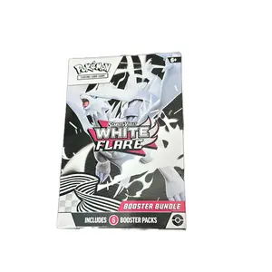 Pokémon Scarlet and Violet White Flare Booster Bundle - Includes 6 Booster Packs for Collectors