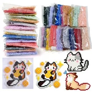 Mard Bean Fusion Bean 2.6mm Pindou DIY Material Bag, Holiday Gifts, Desktop Ornament Decoration, Handicraft Keychain