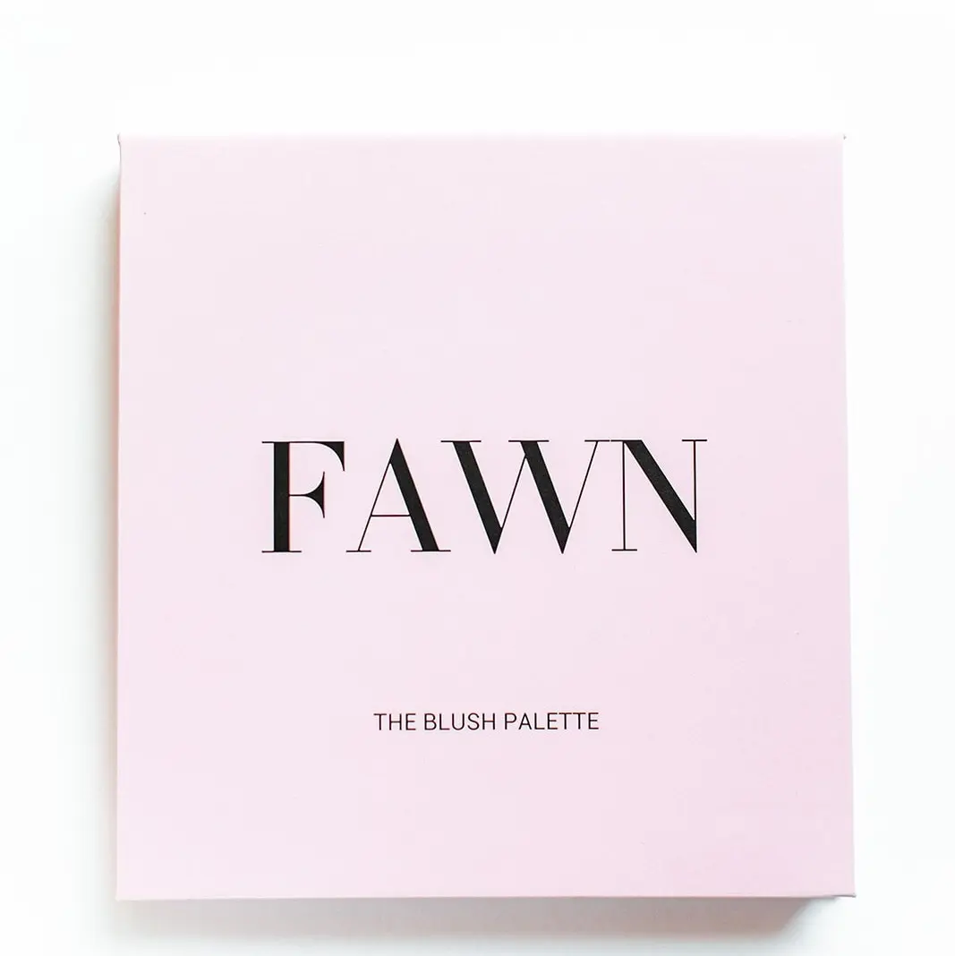 The Blush Palette / Matte Creamy Mettalic Satin Blush Powder