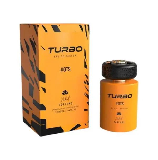 Zakat Parfums | Turbo | #GTS | Unisex Fragrance | 100 ML - 3.4 OZ | Eau De Parfum | Pink Pepper - Ginger & Turmeric