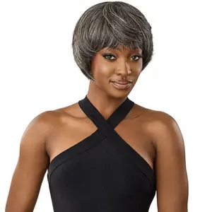 Outre Fab & Fly Gray Glamour 100% Human Hair Full Wig - HH-MURIEL