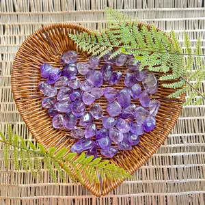 High Quality Amethyst Gemstone | tumbled stone Juicy Gemi
