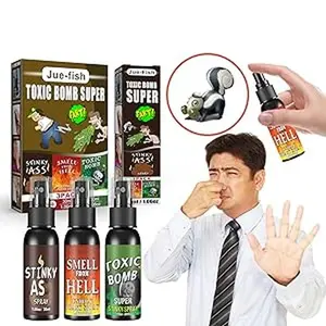 3P Fart Spray Extra Strong 30ml Potent Stink Spray Non Toxic Fart Bomb Prank Stuff Hilarious Gag Gifts for Adults or Kids
