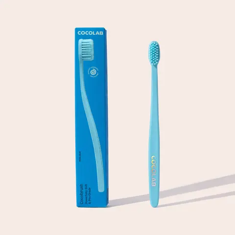 COCOLAB Cocobrush Ultra Soft Toothbrush with 1000s of Bristles and Eco-Friendly Oceanworks Handle - Cleans 16x Better