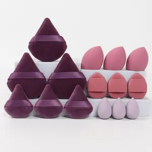 Beauty Makeup Sponge Set, 15pcs/set Versatile Soft Makeup Effs for Facial Makeup Blending & Detailing, Multi-functional Makeup Accessories, Beauty Sponges