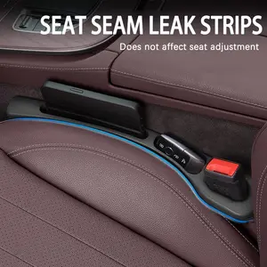 Car Seat-gap Filler Organizer, Waterproof Automotive Seat-gap Plug Strip, Pink Grooves Seat-gap Storage Holder, Auto Interior Accessories, Car Items, Car Accessories, Car Storage Organizers