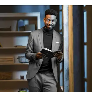Men's Turtleneck Slim Fit Lightweight Pullover Top - Versatile Casual Wear for Men - Menswear, Dress