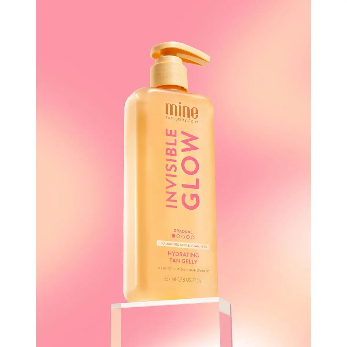 Minetan Invisible Glow Gradual Hydrating Tan Gelly | Moisturizing Sunless Tanner Gel To Build Or Maintain a Golden Glow, Fake Tan, Clear Self Tan, Australian Brand