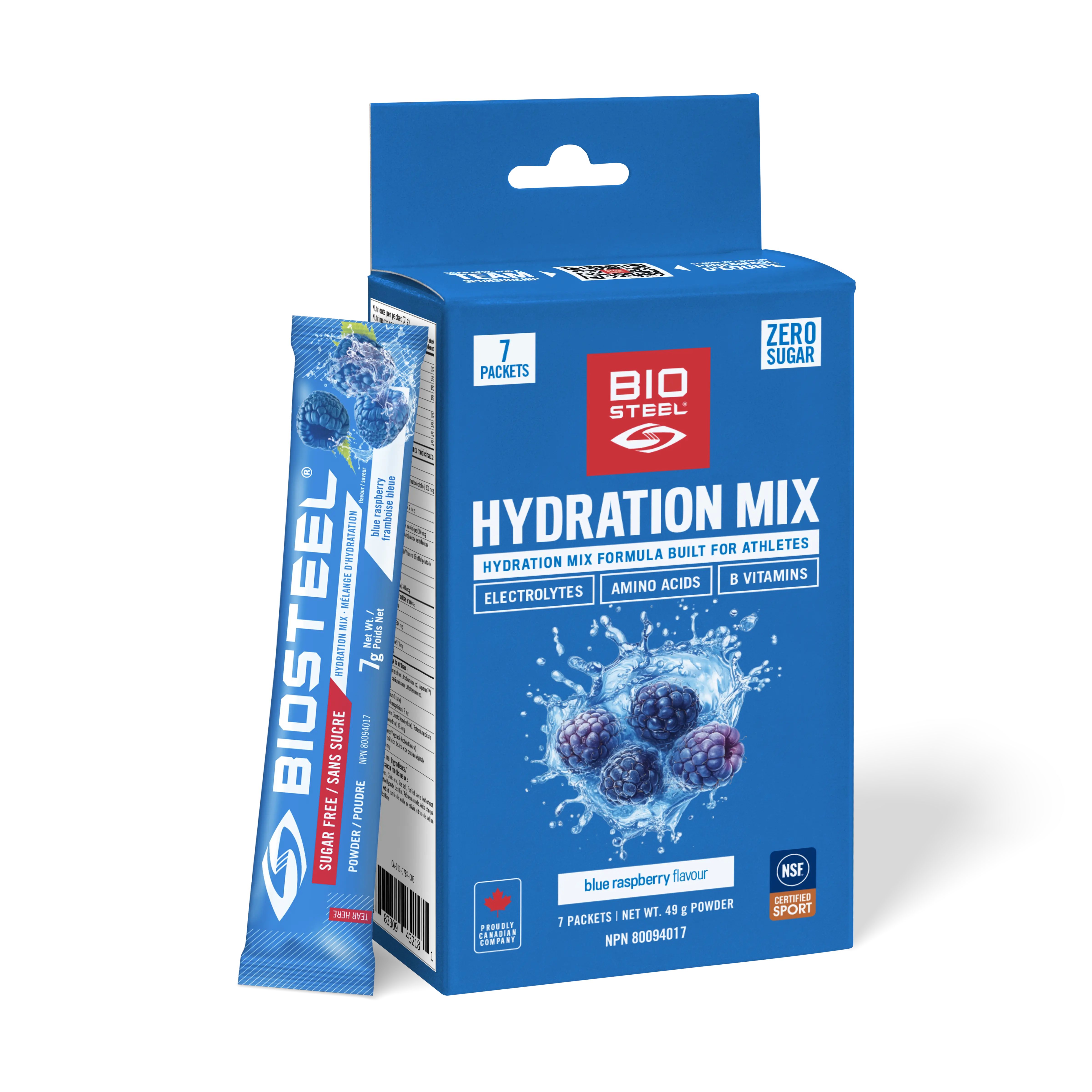 HYDRATION MIX / Blue Raspberry - 7 Packets
