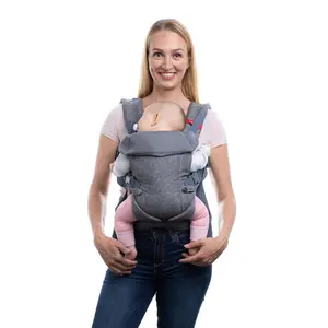 4-in-1 Ergonomic Baby Carrier, 8 - 32 lbs (Grey Mesh)