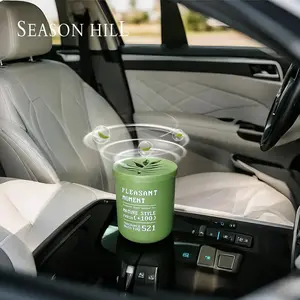 Forest Breeze Natural Plant Aromatherapy Gel - Calming Forest Scents Signature Home Fragrance Set klone  scents Courtyard White Tea diffuser，Car Air Freshener