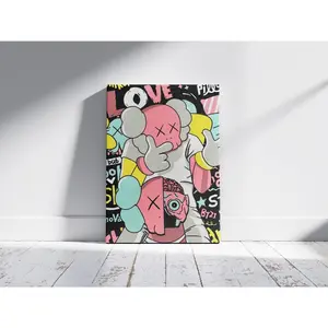 Banksy Hypebeast Graffiti Art, Pop Culture Poster, High Quality Paper Print, Hypebeast Toys art, Gift for Him, Ready to Hang