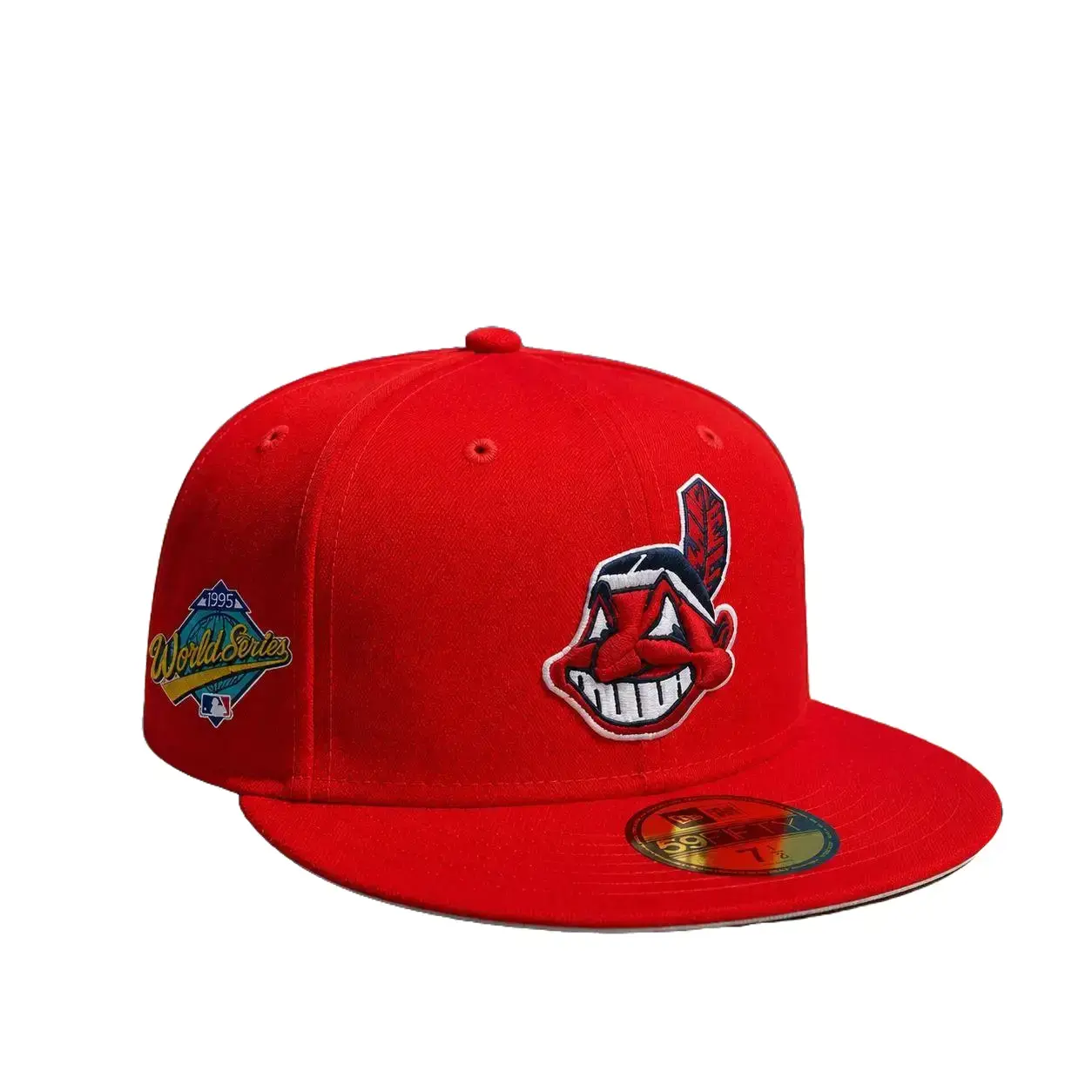 New Cleveland Indians Embroidery Baseball Era Hat 59FIFTY Flat edge Hat 5