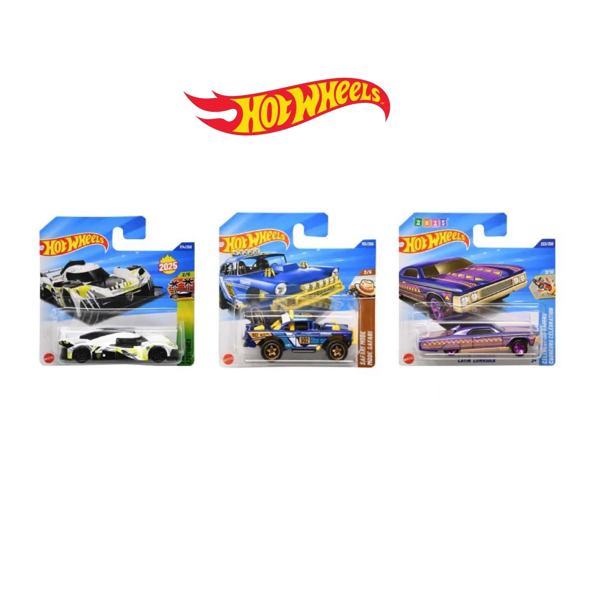 Set of 3 Hot Wheels 1:64 Scale Mystery Random Assortment