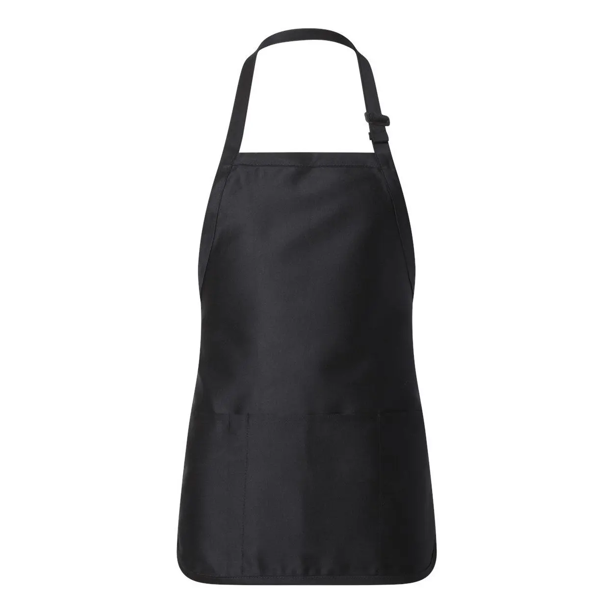 Q-Tees Full-Length Apron with Pouch Pocket