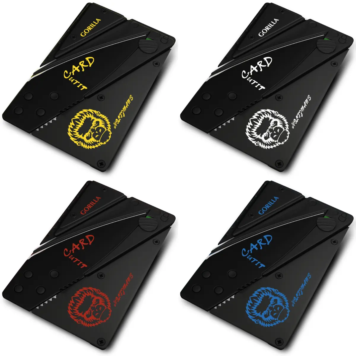 4X PREMIUM CREDIT CARD KNIFE BUNDLE + FREE SHIPPING
