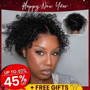 [Free Upgraded] Water Wave Invisi Strap Snug Fit Ashimary Hair 360 Transparent Lace Frontal Bleached Knots Pre Cut Lace Wig With Drawstring 100% Human Hair Wig