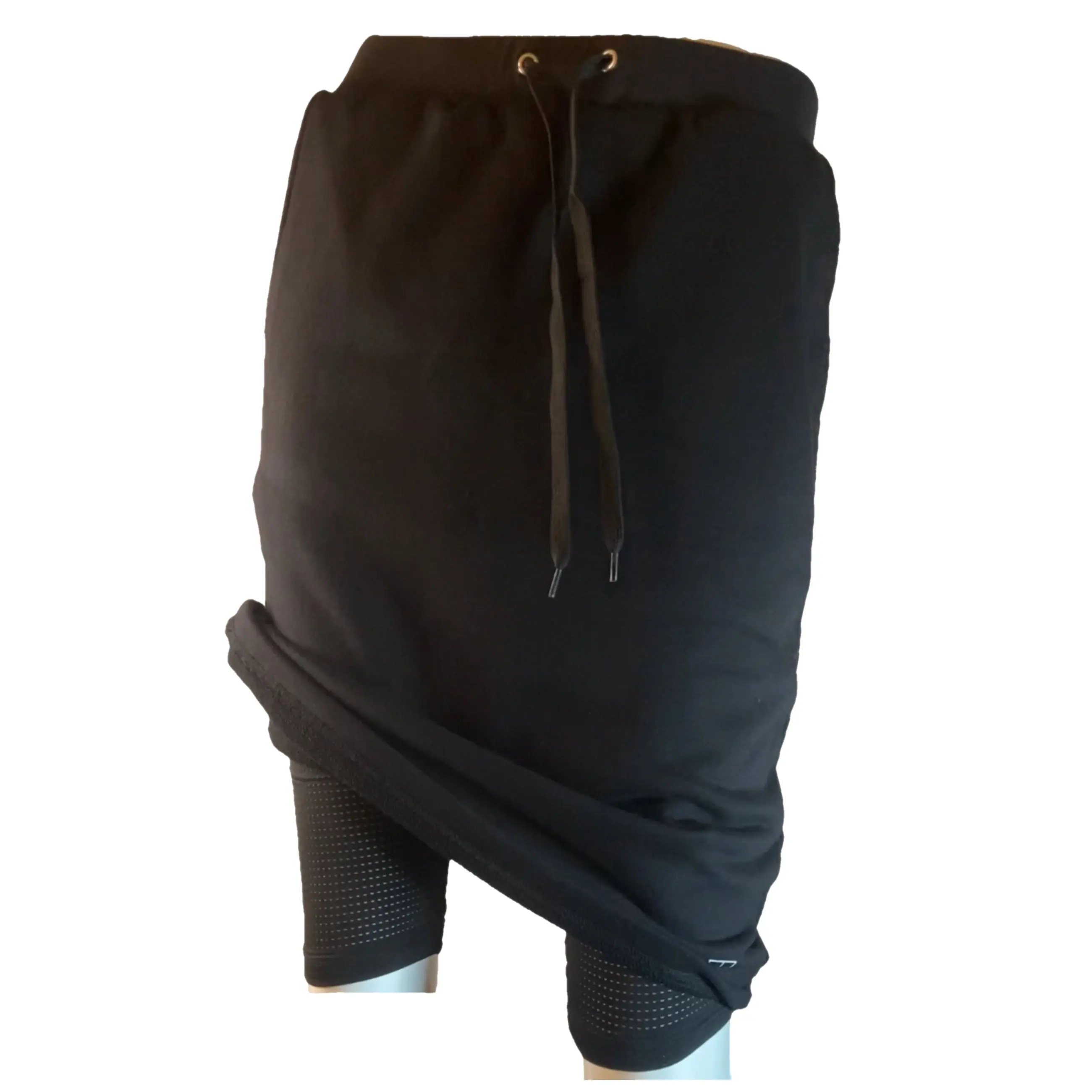 Qodesh Ladies Longer Length Skorts with Attached Mesh Shorts