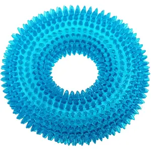 Heavy-Duty Rubber & Plush Dog Toy for Aggressive Chewers & Large Dogs - Squeaky Tug-of-War and Chew Toy for Intense Play