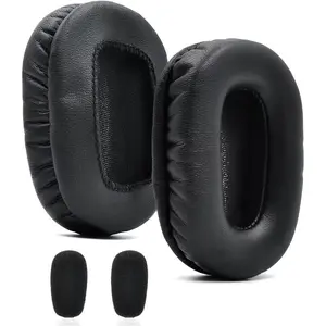 B450 XT Ear Pads Replacement Ear Cushion Cover Mic Foam Compatible with VXI BlueParrott B450-XT B450XT B450 XT Headset,Soft Leather,High-Density Noise Cancelling Foam