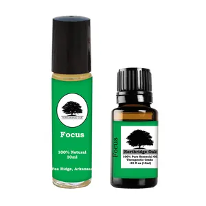 Northridge Oak - Focus combo with Roller Bottle - Essential Oil blend for Focus