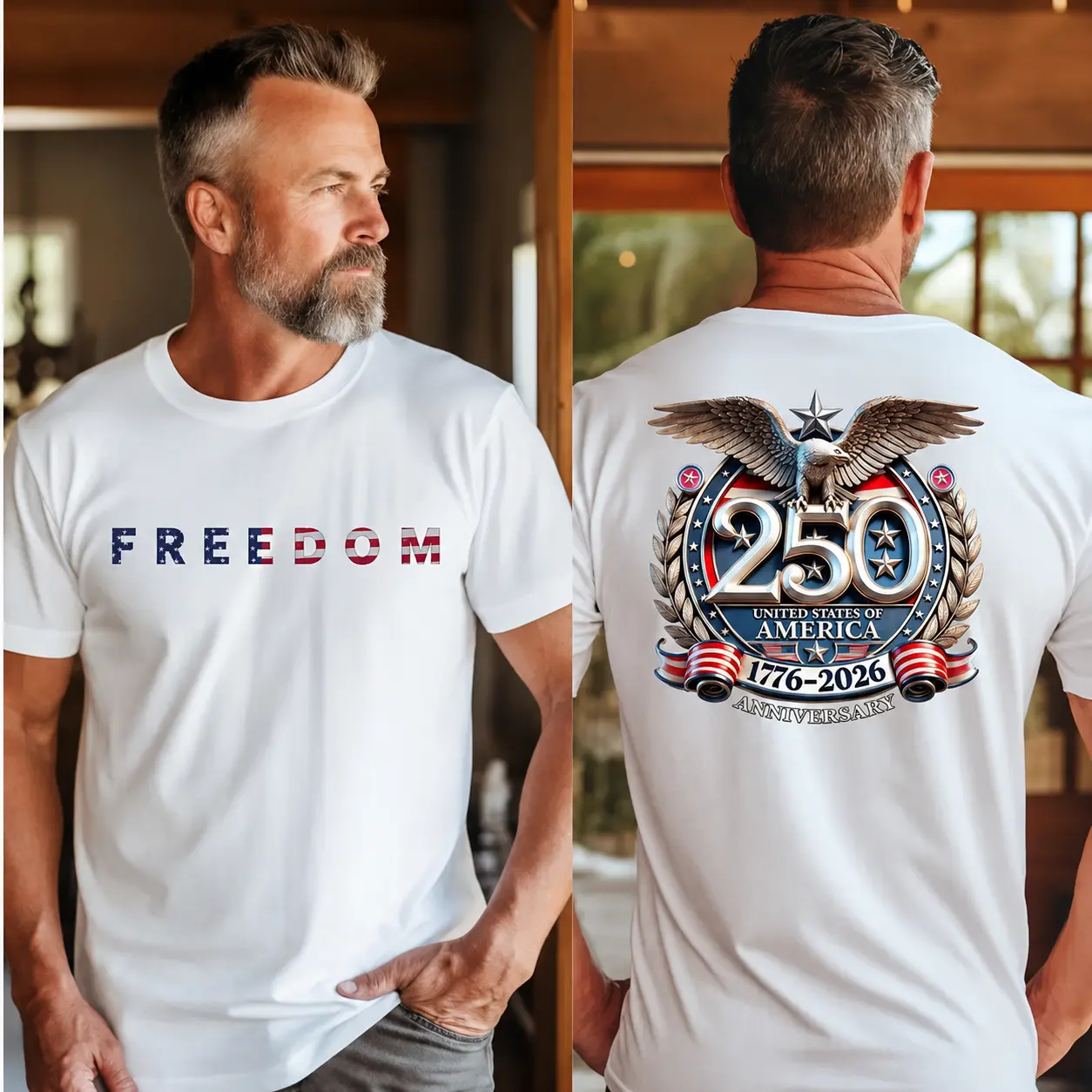 America 250th Anniversary Shirt, Happy 250th Birthday USA T-shirt