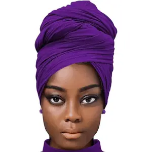 Scarfs for Women  Wraps Stretch Turbans Jersey Bun Styles Headbands for High Ponytails