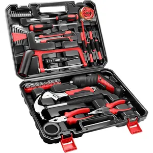 43 in 1 Household Tool Set with 3.6V Cordless Electric Tool Kit with Cordless Drill