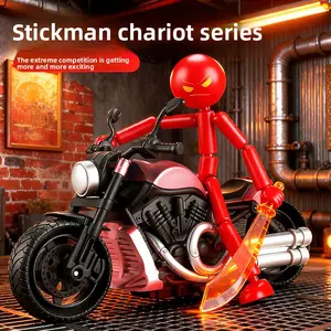 Explosive stickman toy upgrade, multi joint movable doll, trend figurine, DIY assembly model