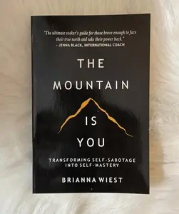 The Mountain Is You: Transforming Self-Sabotage Into Self-Mastery (Paperback) Self Improvement Journal Workbook