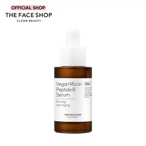 [THE FACE SHOP] Alltimate Vegan Mucin Peptide 8 Serum (30ml) - Anti-aging & Hydrating Serum with Glutathione for Smooth, Radiant Glow Skin l Dermatologically tested l Fragnance-Free l Fast Absorbing l Korean Skincare