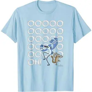 Regular Show Mordecai and Rigby Ooooohs T-Shirt